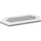 Ekena Millwork Half Round Surface Mount PVC Gable Vent: Functional, w/ 3-1/2"W x 1"P Standard Frame, 32"W x 16"H GVPHR32X1601SF - alternate 3